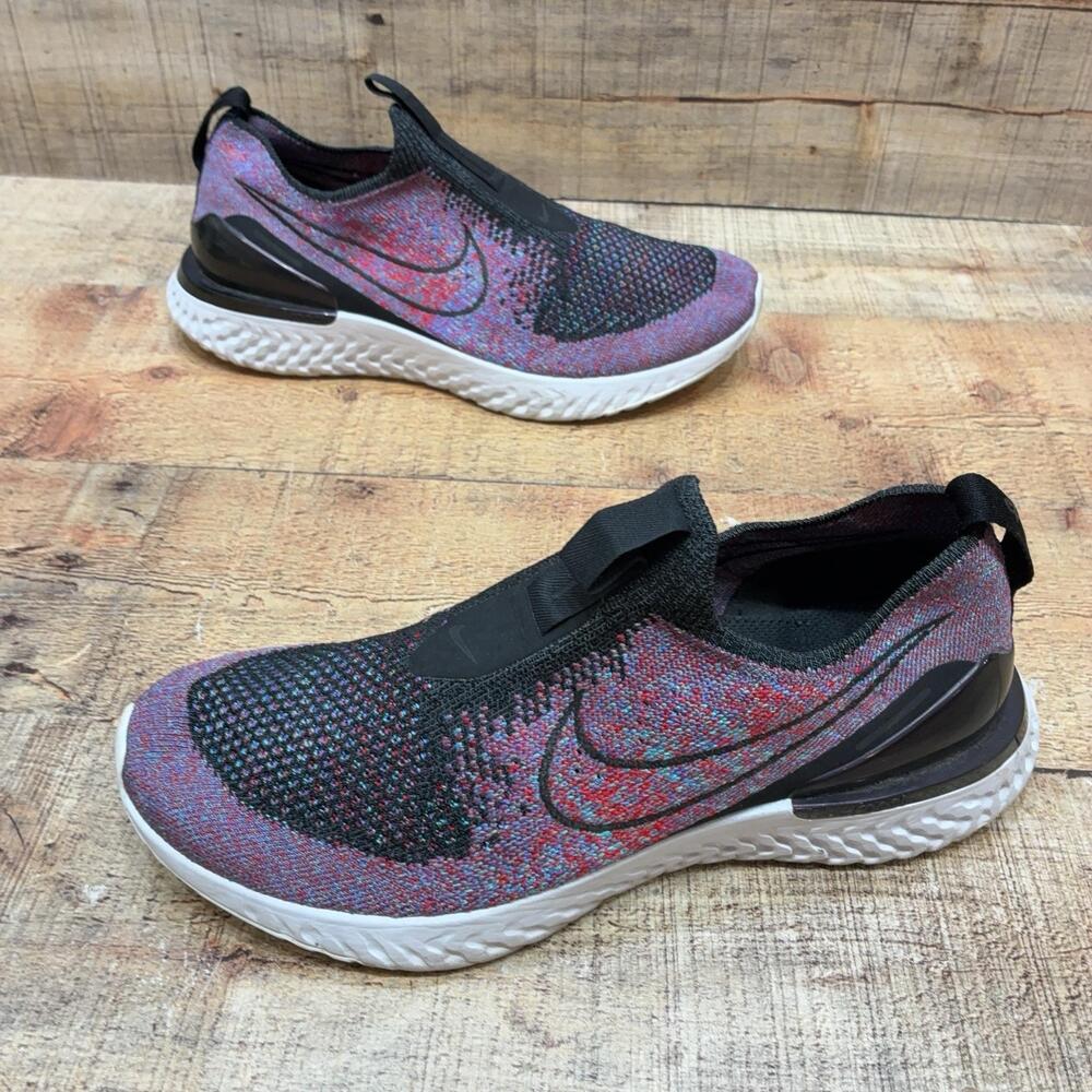 Nike Epic Phantom React Flyknit Shoes Womens Size 8.5 40 Multi BV0415-002